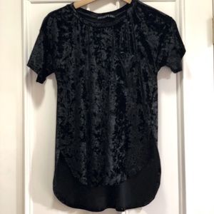 Black Velvet Potter’s Pot Blouse